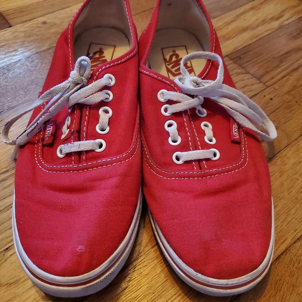 Red Vans - Picture 2 of 6